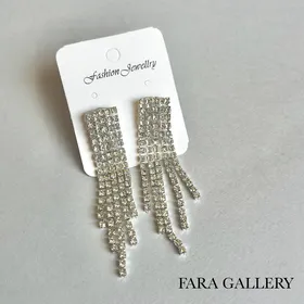 گوشواره نگینی کد EF17