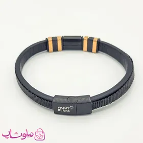 دستبند مردانه برند montblanc مشکی