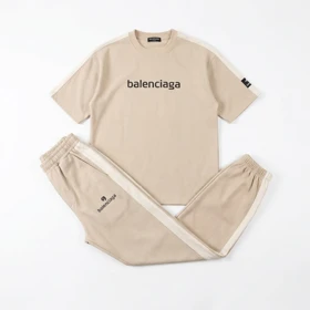 ست تیشرت و شلوار مردانه بنگال کش Balenciaga-کرم