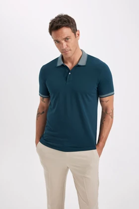 تیشرت یقه پولو مردانه اورجینال دیفکتو defacto