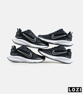 کفش کتانی مردانه و زنانه سرمه ای سفید نایک NIKE air zoom