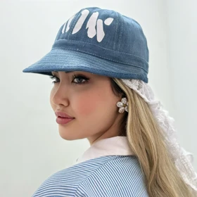 کلاه بیسبالی نقاب کوتاه جین
