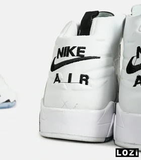 کفش کتانی ساق‌دار مردانه سفید زرد Nike air jordan 5 v02