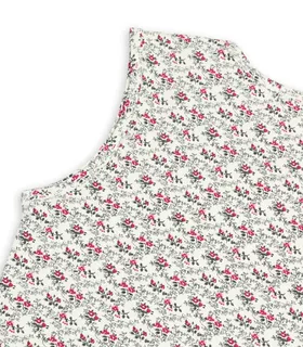 تاپ آستین حلقه‌ای نخی Adak آداک کد 1324 طرح گل‌دار