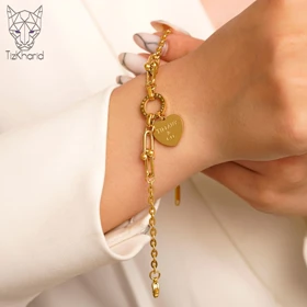 دستبند طرح قلب تیفانی