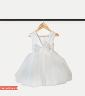 پیراهن تور سفید