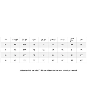 شلوار جین بگ زاپ‌دار سرمه ای