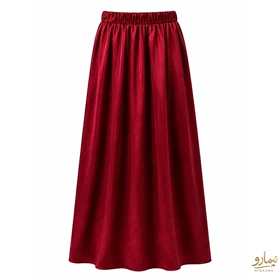 دامن ساتن ابریشم ساده