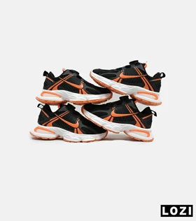 کفش کتانی بچه گانه مشکی نارنجی NIKE VaporMax