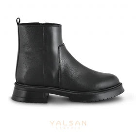 نیم بوت زنانه چرم یلسان مدل لونا کد 688-GN