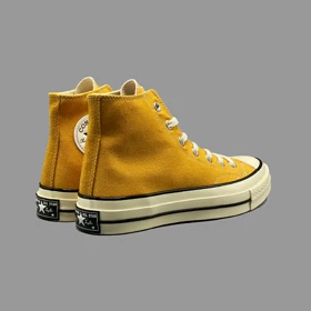 کانورس 1970s زرد خردلی ساق‌دار Converse 1970s Yellow Hightop