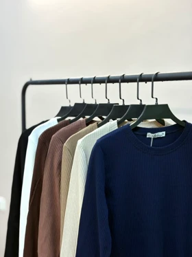 بلوز یقه گرد کبریتی سوپر کش 424