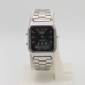 ساعت مچی مردانه کاسیو نوستالژی Casio AQ-230 دوزمانه کلاسیک