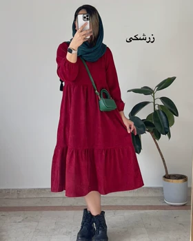 پیراهن مانتویی پاییزی مارال 4