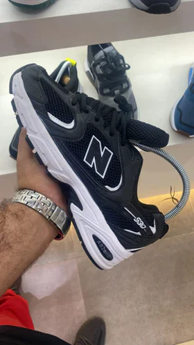 کفش کتانی نیوبالانس 530 مشکی NB بزرگ پا