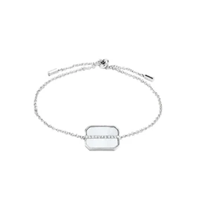 دستبند زنانه پارفوآ Parfois مدل 204992 (نقره‌ای)