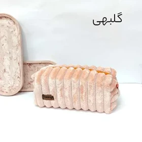 کیف لوازم آرایشی زنانه مدل فلامینگو طرح کرکره ای