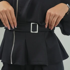 ست اویشو کمربندار (مشکی)