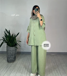 ست مانتو و شلوار آذر 1