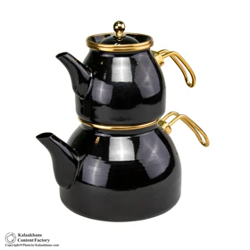 کتری قوری دسته بغل ترک کد 1040 (مشکی)