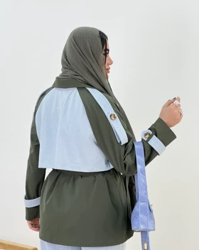 بارانی ترکیبی مهسان(3)کد:4363