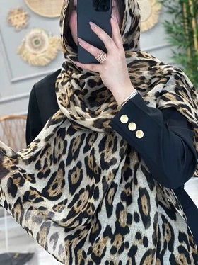 0257-شال طرحدار ژابیز