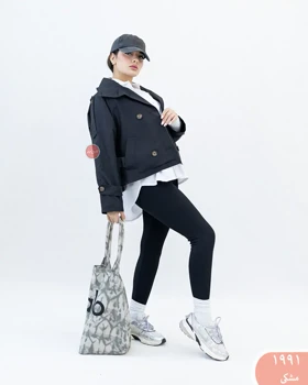 ترنج کت یقه ایستاده آیرال 1991