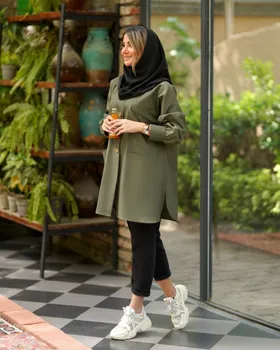 مانتو دانشجویی کد 1527