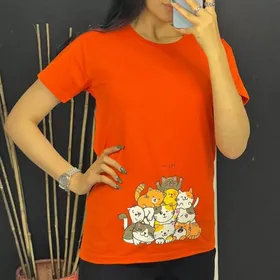 تیشرت نخپنبه hi پیشی کد 528