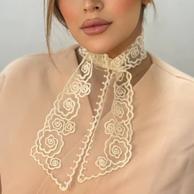 دستمال گردن گل رز