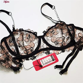 ست شورت و سوتین زنانه فنردار مسی برتا کد 5105-4040-B