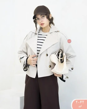 ترنچ کت چهاردکمه 2062