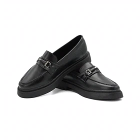 کفش کالج زنانه مدل Flat shoes - 0251_ Black