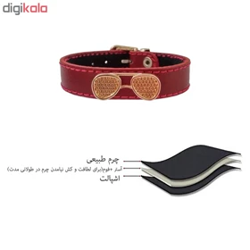 دستبند چرم وارک مدل پرهام کد rb37