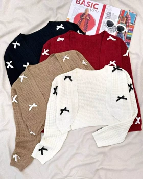 ست تاپ و رویی بافت کد 5429