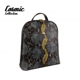 کوله پشتی زنانه مدل F139 (سبز کبریتی مشکی زرد)