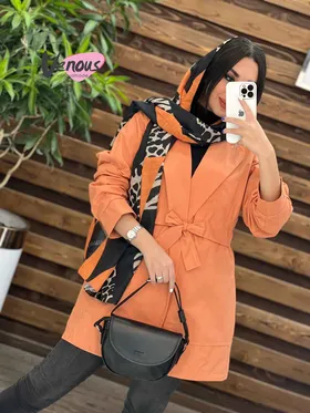 بارانی بالاژیله کمردار