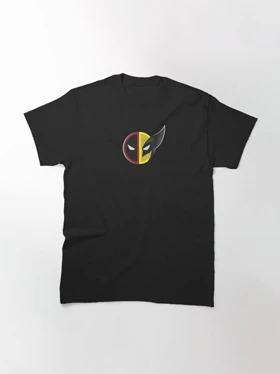 تیشرت کلاسیک ددپول Deaddpool and Wolvierine Brand New Logo Design