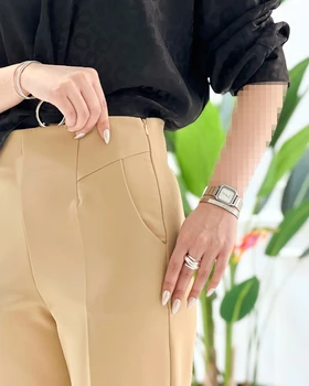 شلوار مام ساده