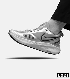 کفش کتانی مردانه طوسی مشکی Nike guide 10