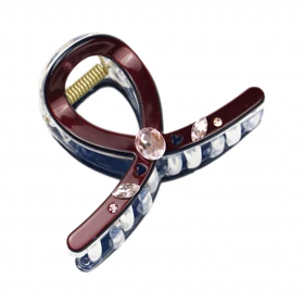 کلیپس مو زنانه مدل روبان نگین‌دار