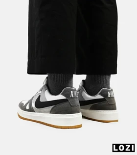 کفش کتانی مردانه طوسی سفید مشکی نایک NIKE SB