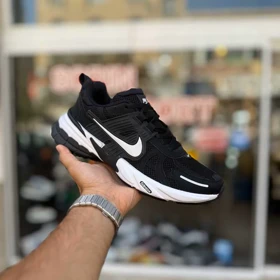 کتانی نایک V2K مشکی سفید کد 6195