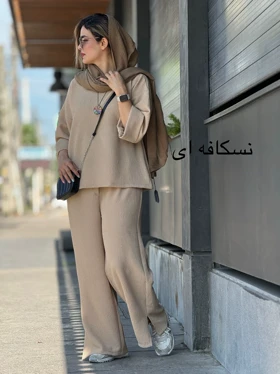 ست مانتو شلوار گیسو