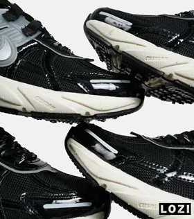 کفش کتانی مردانه و زنانه مشکی طوسی کرم Nike cushlon