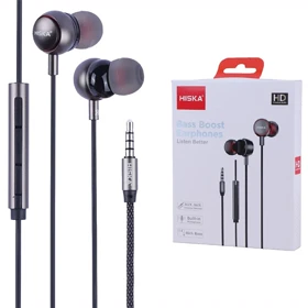 هندزفری سیمی جک 3.5 میلی متری هیسکا HISKA مدل HK-747 با Bass Boost