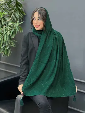 شال پلیسه شاین دار