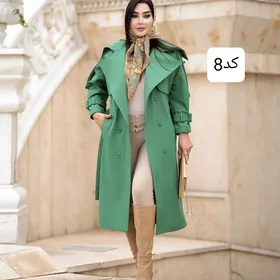 بارانی بلند کاربردی زمستانه مدل الیا کد1460