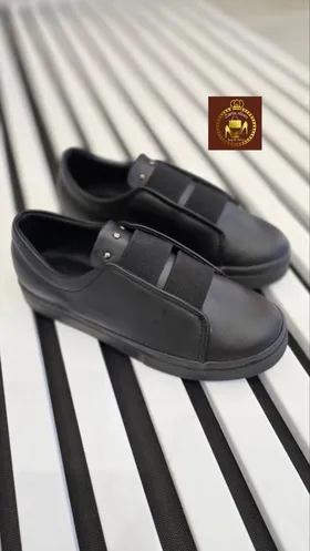 کتانی ونس زنانه دخترانه دکمه‌ای کشی