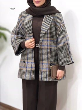 پالتو پشمی آستردار آیسو گلدیس